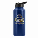 32 oz Stainless Steel Water Bottle with Gold Etched Classic Crew Team Design, Penn State University