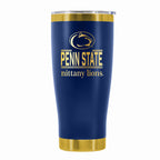 24 oz Stainless Steel Tumbler with Gold Accents & Etched Classic Crew Team Design, Penn State University