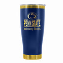 24 oz Stainless Steel Tumbler with Gold Accents & Etched Classic Crew Team Design, Penn State University
