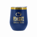 12 oz Stainless Steel Wine Tumbler with Gold Etched Classic Crew Team Design, Penn State University