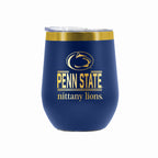 12 oz Stainless Steel Wine Tumbler with Gold Etched Classic Crew Team Design, Penn State University