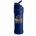 24 oz Stainless Steel Sip Tumbler w/ Gold Inlay – Etched Classic Crew Design, Penn State University