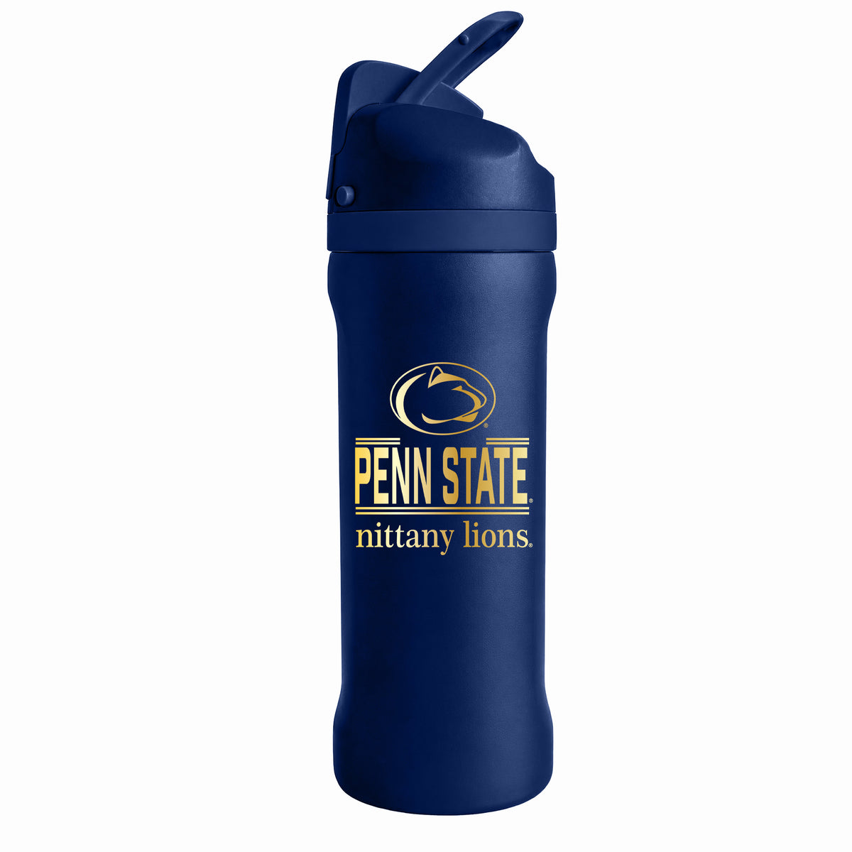24 oz Stainless Steel Sip Tumbler w/ Gold Inlay – Etched Classic Crew Design, Penn State University