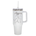  Texas A&M 40oz Bow White Stainless Steel Colossal Tumbler 
