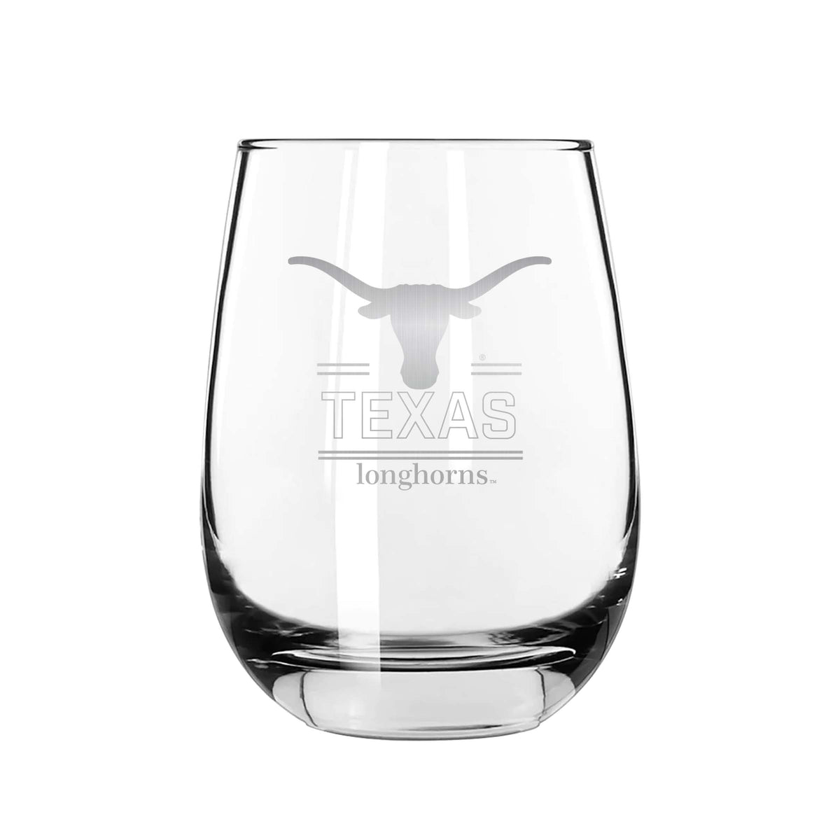 2PK 15oz Stemless Wine Glass Classic Crew |    Texas