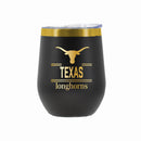 12 oz Stainless Steel Wine Tumbler with Gold Etched Classic Crew Team Design, University of Texas