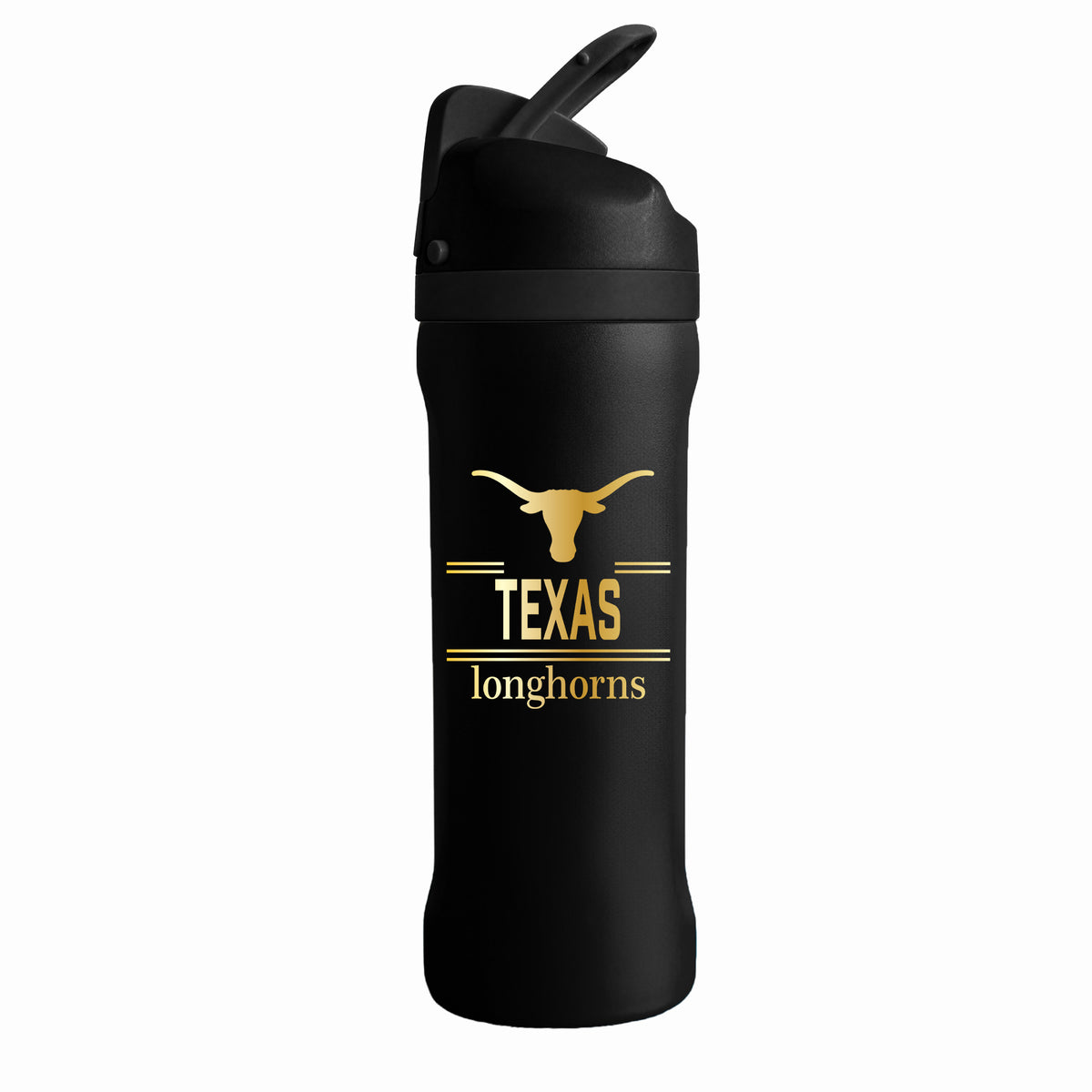 24 oz Stainless Steel Sip Tumbler w/ Gold Inlay – Etched Classic Crew Design, University of Texas