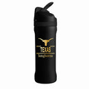 24 oz Stainless Steel Sip Tumbler w/ Gold Inlay – Etched Classic Crew Design, University of Texas