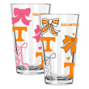  Tennessee 2pk 16oz Bow Pint Glass 