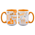 2pk 15oz White Mug Loco Design | Tennessee