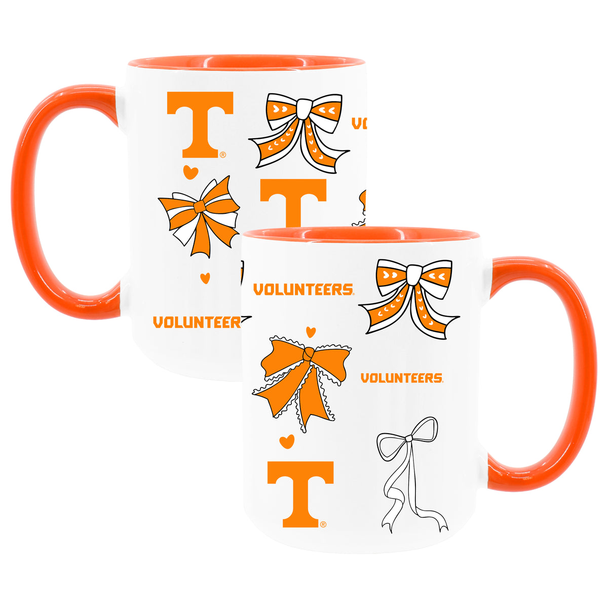  Tennessee 2pk 15oz Bow Coffee Mug 