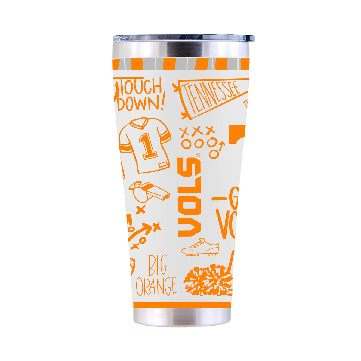 30oz Tumbler Sketchpad Design | Tennessee