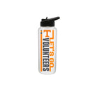34oz White Quencher Let's Go Team Dash |    Tennessee