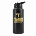 32 oz Stainless Steel Water Bottle with Gold Etched Classic Crew Team Design, University of Tennessee
