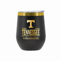 12 oz Stainless Steel Wine Tumbler with Gold Etched Classic Crew Team Design, University of Tennessee