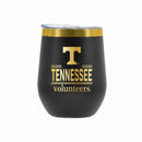 12 oz Stainless Steel Wine Tumbler with Gold Etched Classic Crew Team Design, University of Tennessee