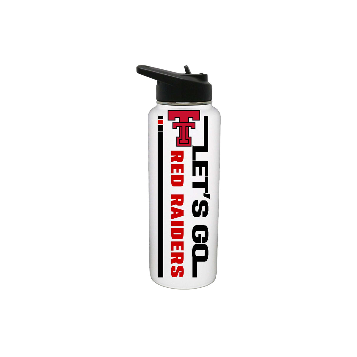 34oz White Quencher Let's Go Team Dash | Texas Tech