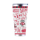 30oz Tumbler Sketchpad Design | Wisconsin