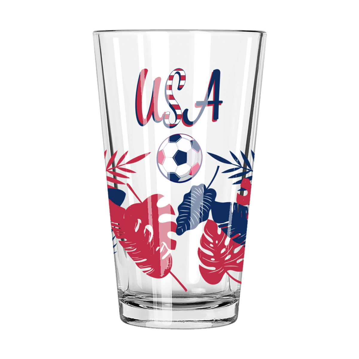 16oz Pint Glass, Country Pride, Direct Print, United States of America