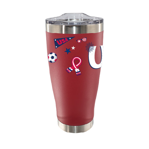 20oz Stainless Steel Tumbler, Country Pride, Direct Print, United States of America