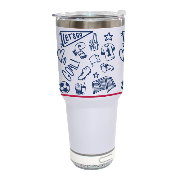 30oz Bluetooth Tumbler, Country Pride, Direct Print, United States of America