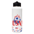 34oz Quencher Water Bottle, Country Pride, Direct Print, United States of America