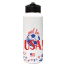 34oz Quencher Water Bottle, Country Pride, Direct Print, United States of America
