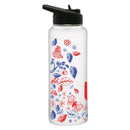 34oz Quencher Water Bottle, Country Pride, Direct Print, United States of America