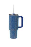 40oz. Bling Tumbler with Handle and Straw Lid | Pacific