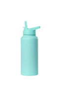 32oz. Water Bottle with Straw Lid | Sea Glass
