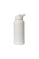 32oz. Water Bottle with Straw Lid | White Sand Leopard