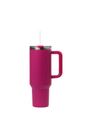 50oz. Tumbler with Handle and Straw Lid | Hot Pink
