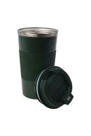 18oz. Travel Coffee Mug with Flip Lid and Silicone Sleeve | Seaweed