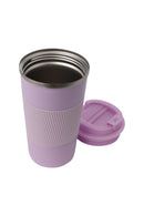 18oz. Travel Coffee Mug with Flip Lid and Silicone Sleeve | Lavender