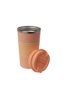 18oz. Travel Coffee Mug with Flip Lid and Silicone Sleeve | Peach Fuzz