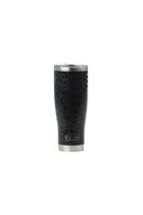 28oz. Insulated Tumbler with Lid and Straw | Black Leopard