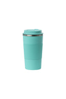 18oz. Travel Coffee Mug with Flip Lid and Silicone Sleeve | Sea Glass