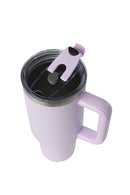 40oz. Tumbler with Handle and Straw Lid | Lavender