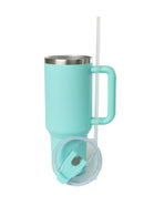 40oz. Tumbler with Handle and Straw Lid | Sea Glass