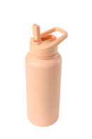 32oz. Water Bottle with Straw Lid | Peach Fuzz