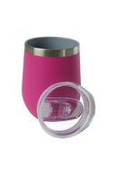 12oz. Ceramic Wine Tumbler | Hot Pink