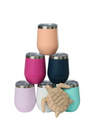 12oz. Ceramic Wine Tumbler | White