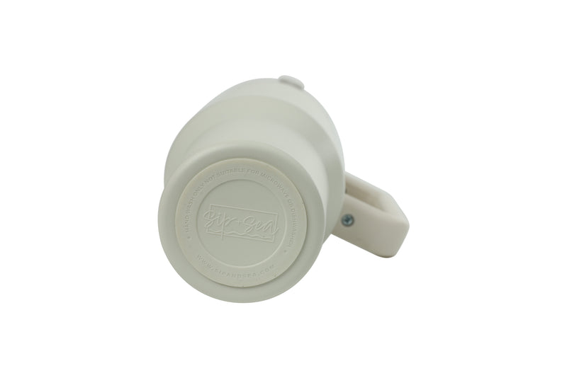 50oz. Tumbler with Handle and Straw Lid | White Sand