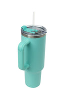 50oz. Tumbler with Handle and Straw Lid | Sea Glass
