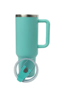 50oz. Tumbler with Handle and Straw Lid | Sea Glass