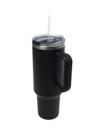 50oz. Tumbler with Handle and Straw Lid | Black