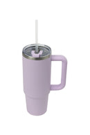 30oz. Tumbler with Handle and Straw Lid | Lavender