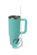 30oz. Tumbler with Handle and Straw Lid | Sea Glass