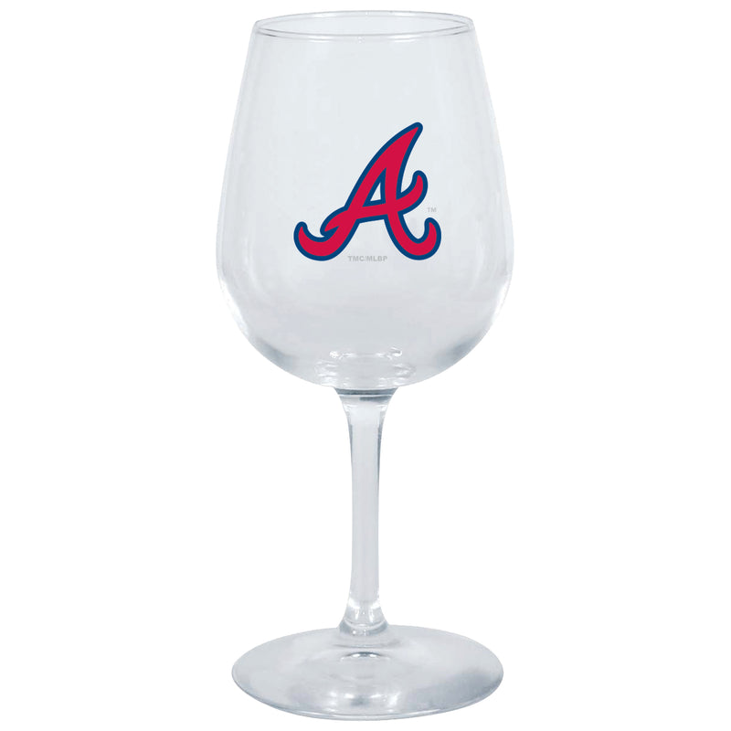 12.75oz Stem Wine Glass | Atlanta Braves