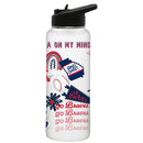 34oz Quencher, White with Loco Design | Atlanta Braves